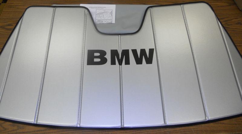 2011 to 2013 bmw x3 front uv protective sun shade/visor - genuine factory oem 