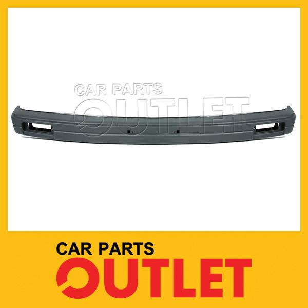 1983 honda accord front bumper ho1006102 textured black cover steel center plate