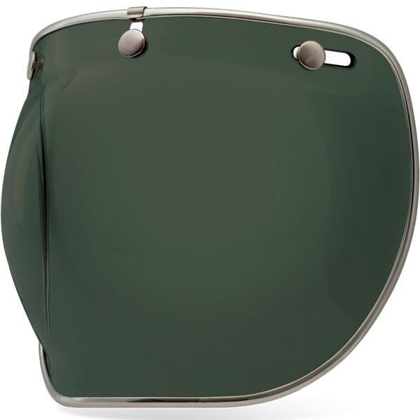 Bell custom 500 3/three snap dlx bubble shield wayfarer green