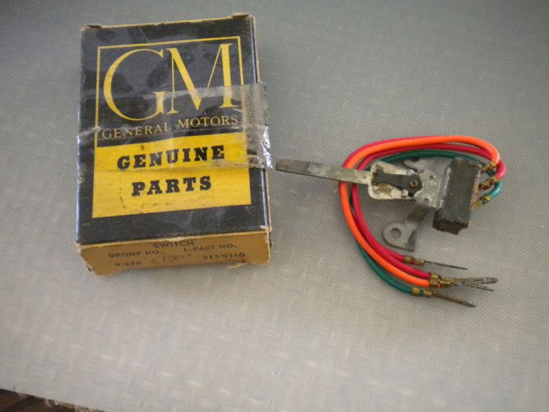 1957 nos chevrolet bel air heater & ac fan switch rare