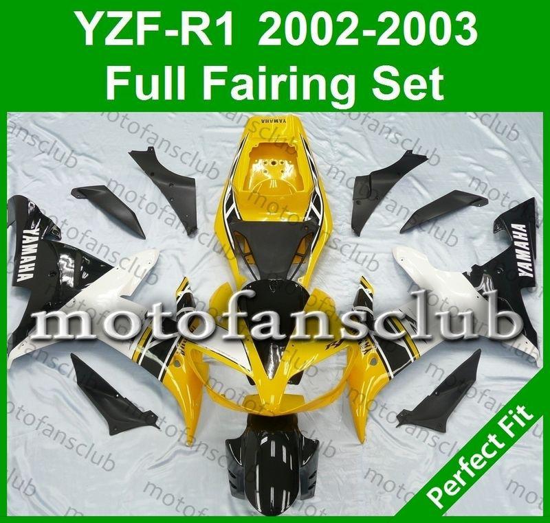 Fit yamaha yzf r1 02 03 yzfr1 2002 2003 1000 fairing bodywork plastics #06 b