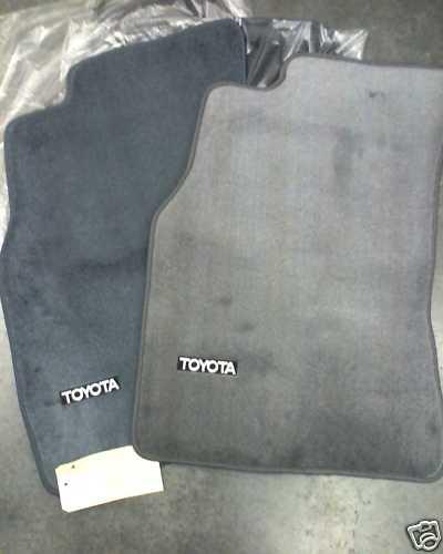  original 89 to 95 toyota pick up truck floormats gray