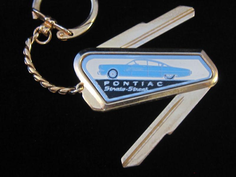 Pontiac strato-streak vintage folding "dream car" double key fits gm 1935-66