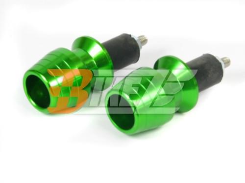 Green 7/8" 22mm bar end plug for zx ninja 500 400 600 r 6r 12r 9r 10 7r ex zzr