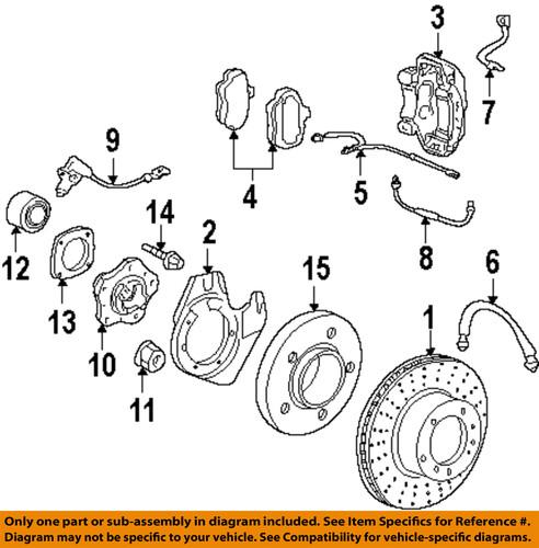 Porsche oem 99761275900 disc brake pad electronic wear sensor/brake wear sensor