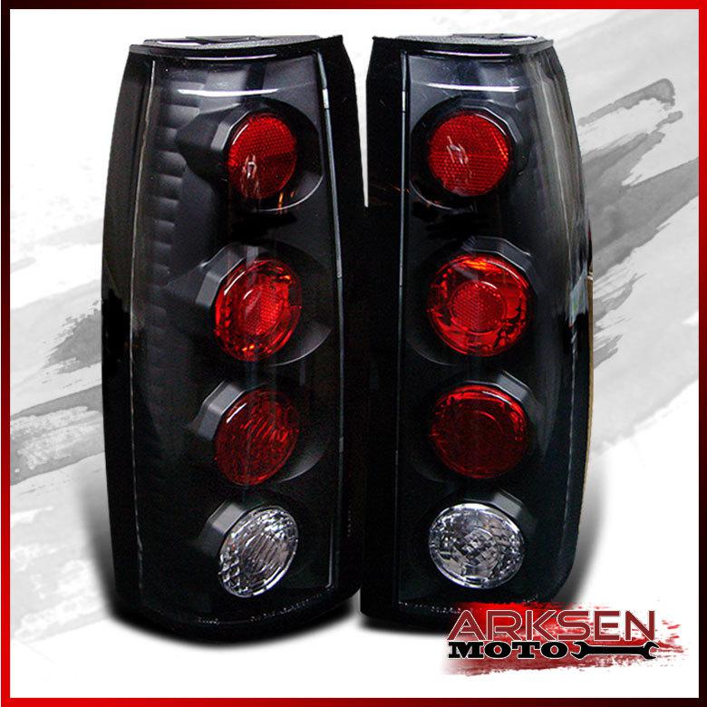 88-98 c10 c/k suburban tahoe yukon sierra blazer black altezza tail lights pair