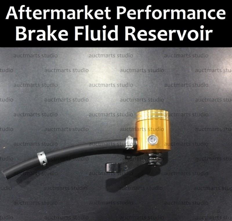 For universal yamaha yzf r1 r6 brake fluid reservoir tank gold d