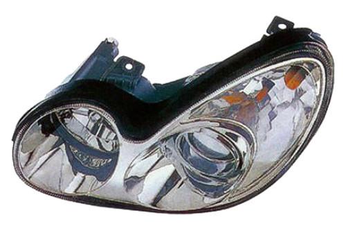 Replace hy2502126v - 02-05 fits hyundai sonata front lh headlight assembly