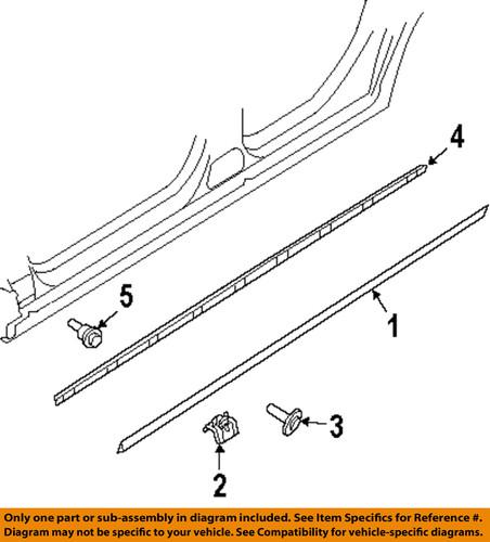 Volkswagen oem 1k5853859a9b9 exterior-rocker molding