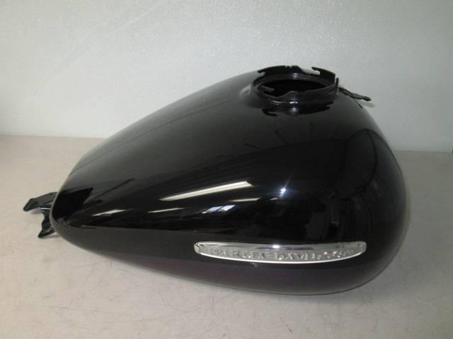 Used harley-davidson 2010 touring 6 gal fuel gas tank black/blk ice 61393-10dcl