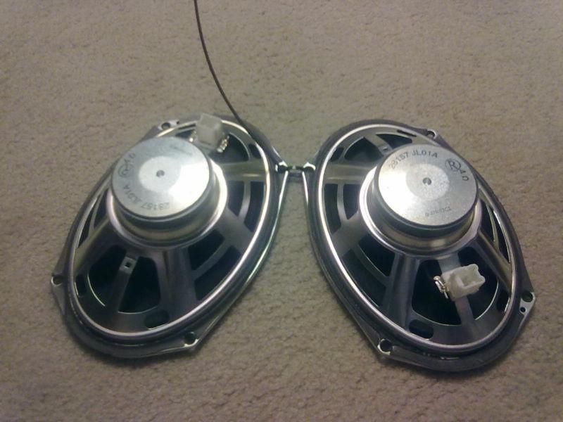 Infinity g37 factory oem 6x9" rear deck speakers part #28157 jl01a