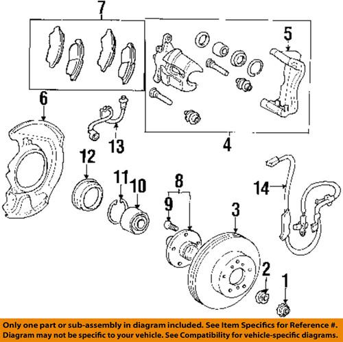 Toyota oem 9017822001 axle/spindle nut/axle nut