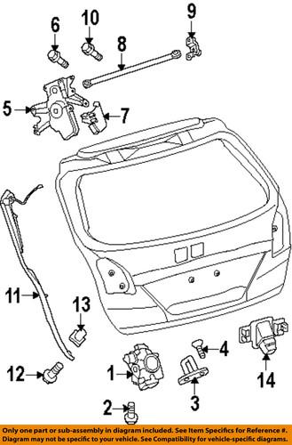 Toyota oem 6941008040 lift gate-striker