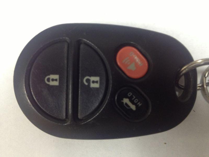 Toyota solara remote keyless entry remote fob gq43vt20t transmitter clicker key