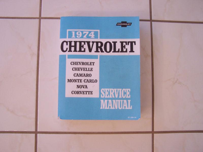 1974 chevrolet service manual