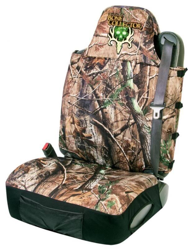 Bone collector neoprene camouflage bucket seat cover, in realtree ap camo