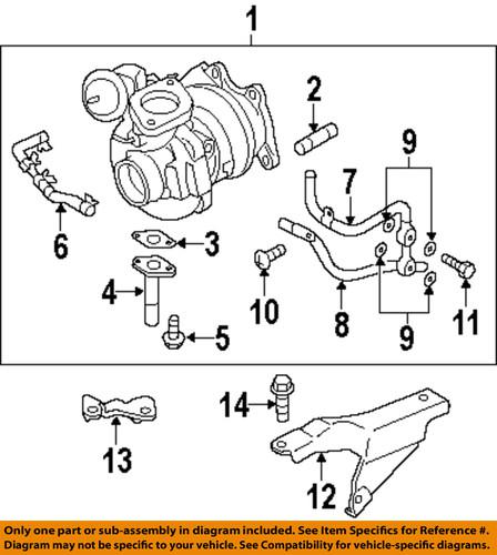 Subaru oem 15196aa000 turbocharger oil line gasket/turbocharger gasket