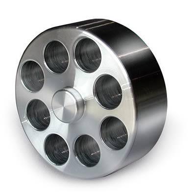 March performance fan spacer alum polished .380" thick 5/8" pilot amc/gm/dodge