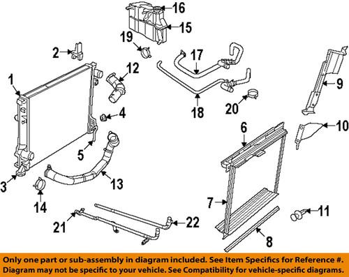 Mopar oem 5170747aa radiator-upper seal