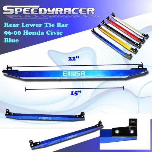 96 97 98 99 00 honda civic rear lower tie bar blue