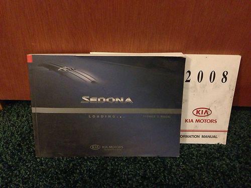 2008 kia sedona owners manual