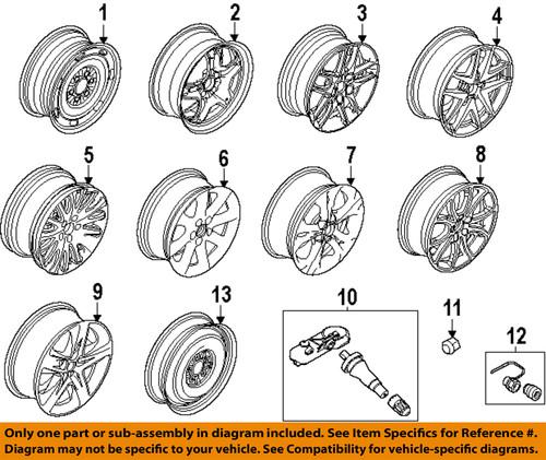 Ford oem be5z1007b wheel-wheel, alloy