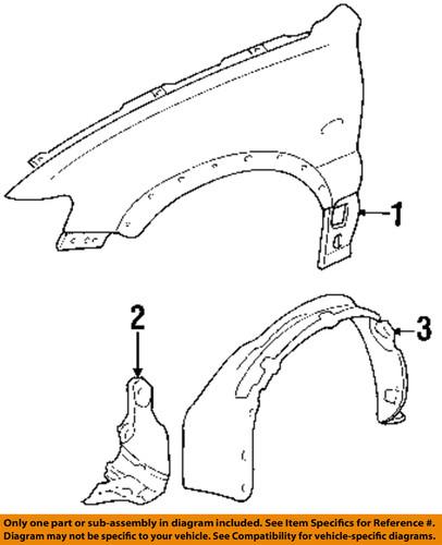 Ford oem 5l8z16102aa fender liner