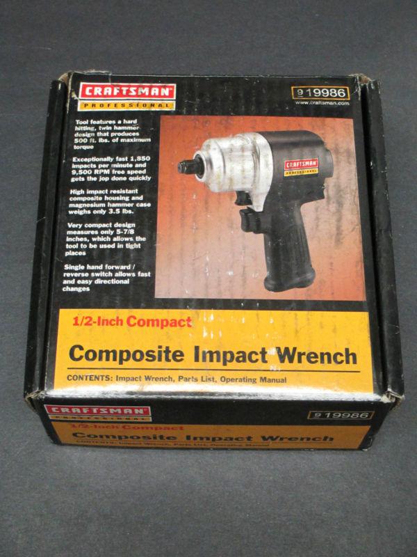 Craftsman professional 1/2" compact impact wrench composite 19986