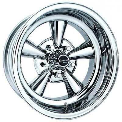 U.s. wheel 48 series supreme chrome wheel 15"x7" 5x4.5" bc set of 4