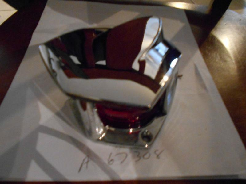 Polished stainless steel bow light chris craft boat in good shape