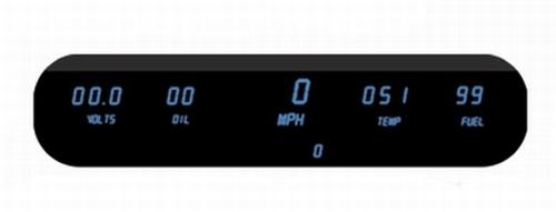 Five gauge universal digital panel blue intellitronix dp10001-b made in the usa