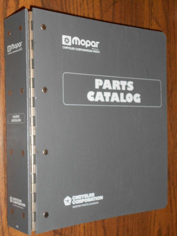 1995 dodge avenger / eagle talon / parts catalog / original parts book!