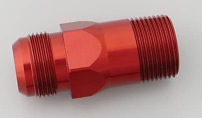 Meziere wp1016r fitting straight 1" npt male to -16 an male aluminum red each