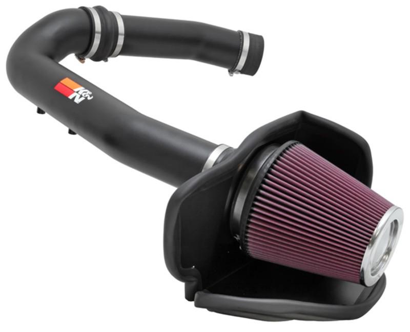 K&n filters 77-1560ktk - performance intake kit; textured black