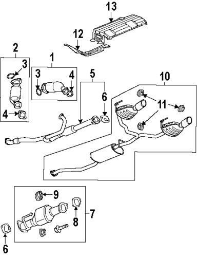 Buick 15903506 genuine oem factory original catalytic converter