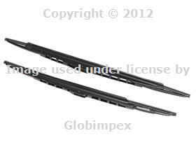 Mercedes w140 windshield wiper blade set left & right 25" + 28" oem new+warranty