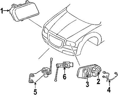 Dodge 5139051aa genuine oem factory original wire harness