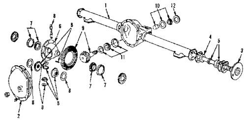 Dodge 3723149 genuine oem factory original bearing