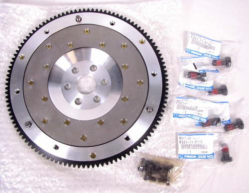 1990-1993 mazda miata f1 racing flywheel 1.6l new + bolts new in package