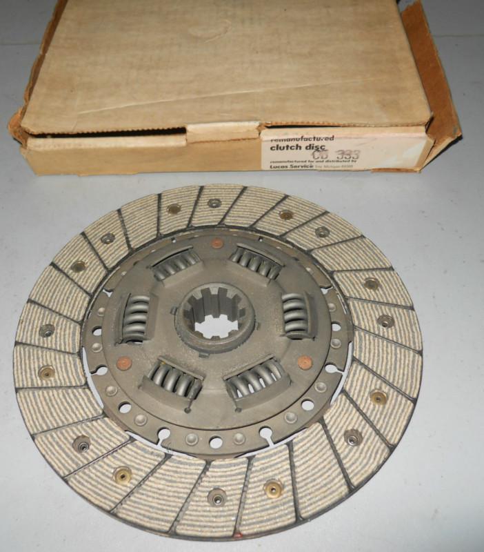 Lucas remanufactured clutch disc cd393 for triumph tr6 ----->