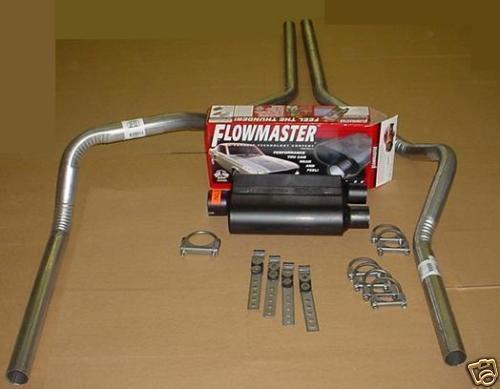 Dodge dakota 87-96 dual exhaust kit + flowmaster super 40