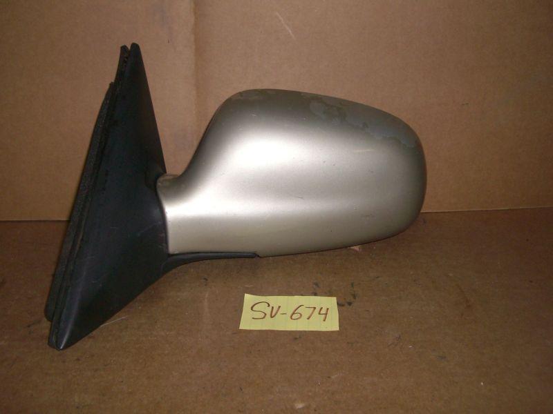 01-02 daewoo leganza left hand lh drivers side view mirror heated glass