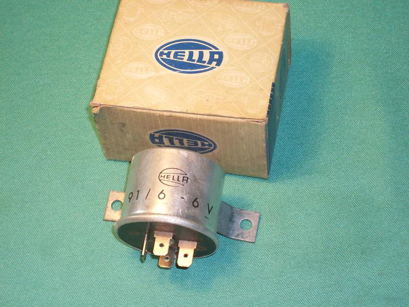 Hella 91/6 6 volt relay relai light foglamps horn fanfare mercedes porsche