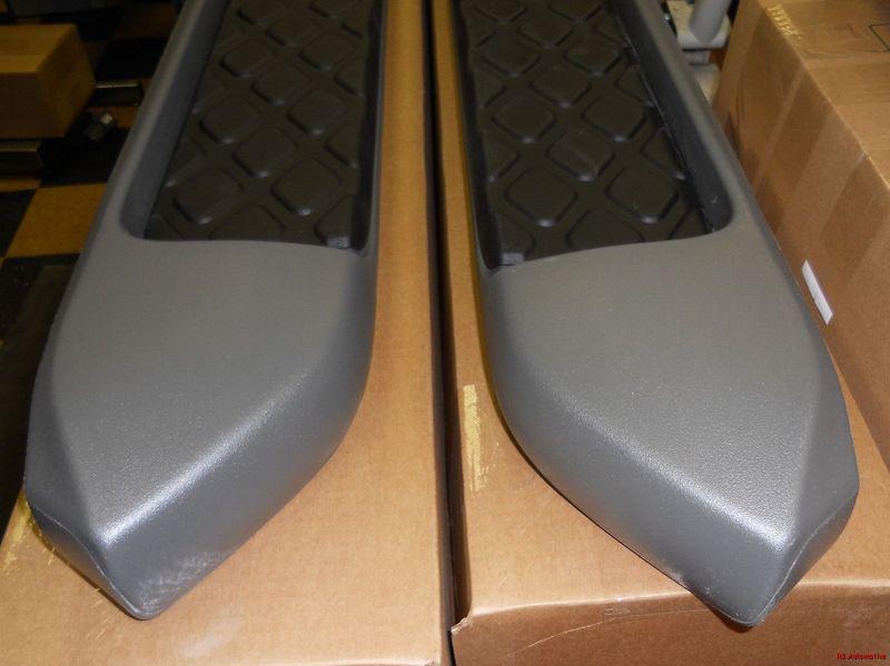 2005 to 2010 nissan pathfinder factory oem accessory step rails - set of 2