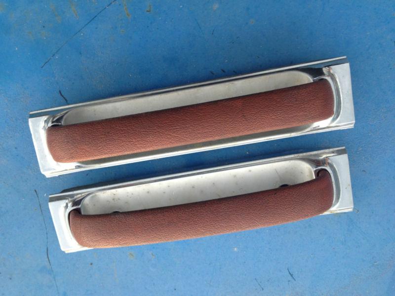 1965 cadillac coupe deville rear seat handle hanles pair 