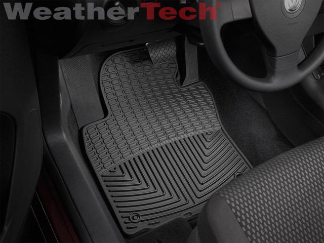 Weathertech® all-weather floor mats - vw jetta/gli sportwagen - 2011-2014 -black