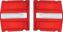 New mopar 1968 dodge dart tail light lenses