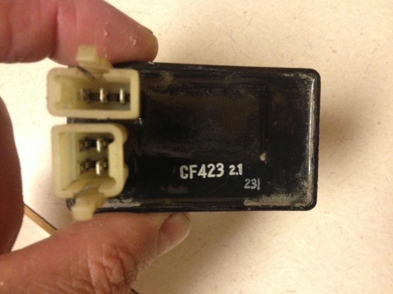 1982 honda ft500 ascot cdi ignitor control  module relay spark mount insulator