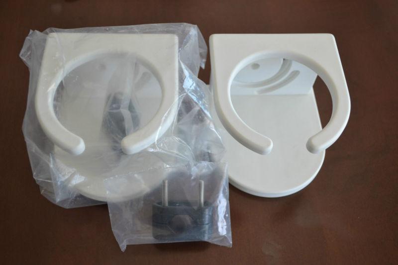 New boating yacht cup drink holders with adjustable rail railing mounts