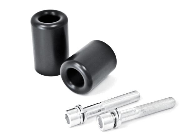 Honda cb1000r black no cut frame sliders (2008-2012)